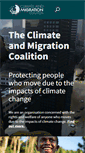 Mobile Screenshot of climatemigration.org.uk